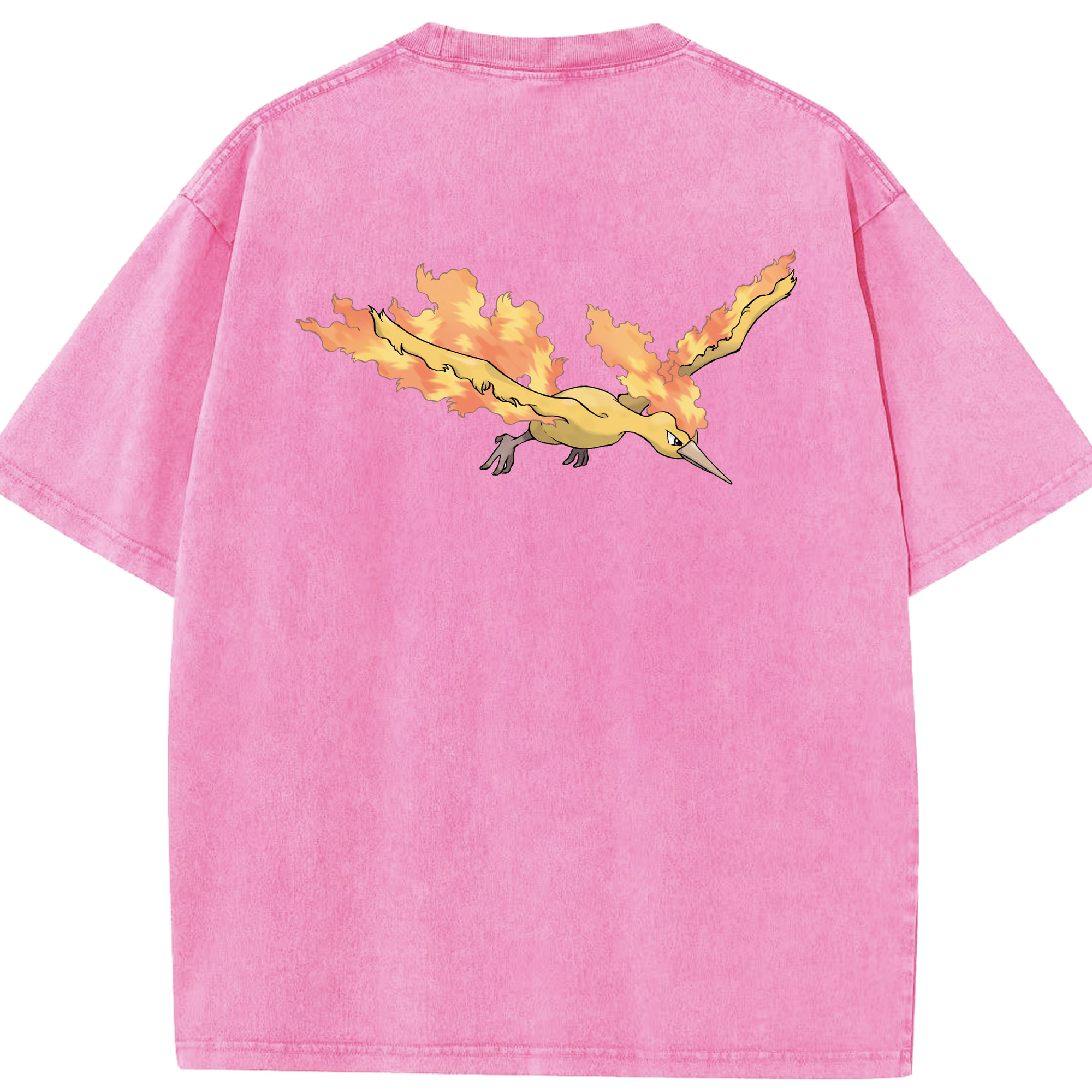 （画像用） ポケットモンスター Pokémon 綿100% ヴィンテージ風 半袖Tシャツ（背面プリント）